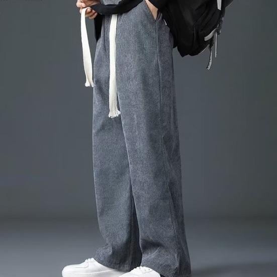 Spring Autumn Men Sweatpants Korean Fashion