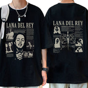 Singer Lana Del Rey Print T Shirt