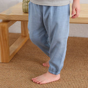 Summer Thin Boys And Girls Linen Pant Baby Harem Pants WT620