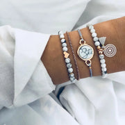 Boho Geometric Bracelet & Bangle Sets For Women