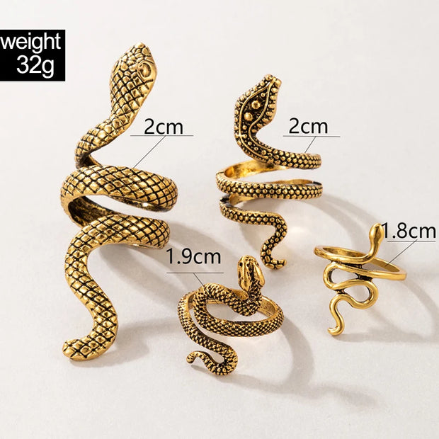 Vintage Snake Animal Rings