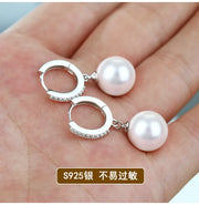 Pearl Earrings Genuine Natural Freshwater