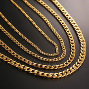 Vnox Men's Cuban Link Chain Necklace