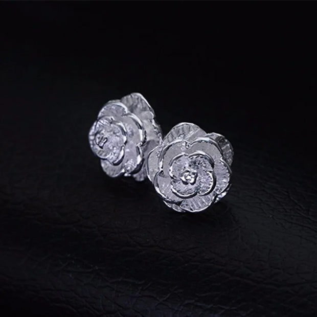 Fine 925 Sterling Silver Charm Flower Necklace