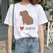 Cute Capybara Clothing T-Shirt Women