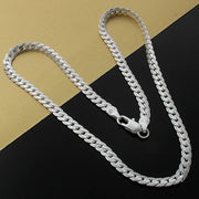 6MM Full Sideways Chain Necklace For Women