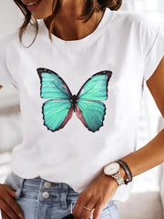 Short Sleeve Casual Ladies Fashion Female T-shirts