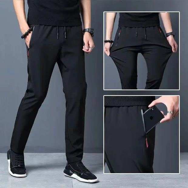 Men's Casual Pants Business Stretch Slim Fit