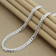 6MM Full Sideways Chain Necklace For Women