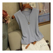 Summer Sleeveless Blouse Women