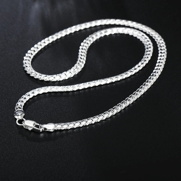 20-60cm 6mm Silver Color luxury brand