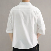 Fashionable Men's Short-sleeved Shirt Seven