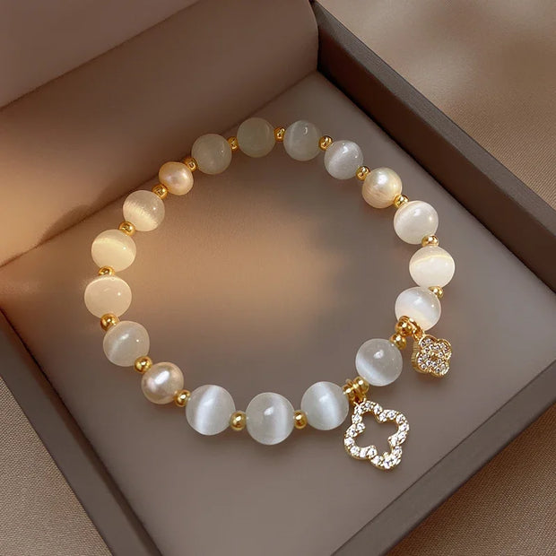 Kirykle Natural Crystal Bracelet for Women