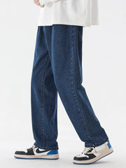 New Korean Fashion Men's Casual Ankle-Length Jeans