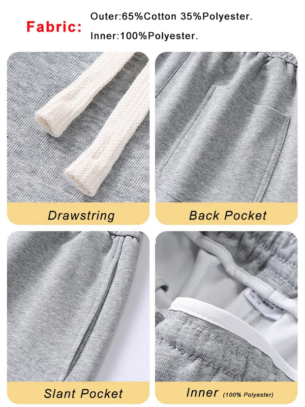 Spring Autumn Men Sweatpants Korean Fashion