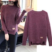 Female Casual Short Knitted Sweater