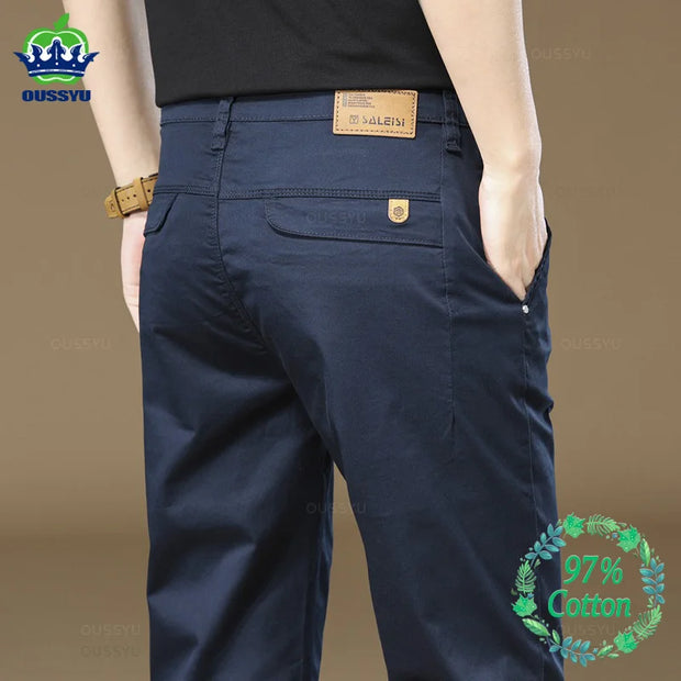 2024 New Men's Pants 97%Cotton