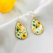 SUNFLOWER drop earrings