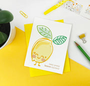 easy peasy lemon squeezy illustrated encouragement card