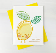 easy peasy lemon squeezy illustrated encouragement card